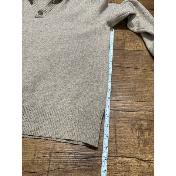 J. Crew Lambswool shawl collared sweater - Picture 5 of 6